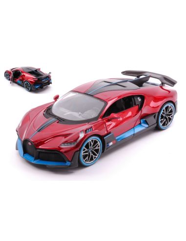 MAISTO MI31526R BUGATTI DIVO METALLIC RED 1:24 Modellino