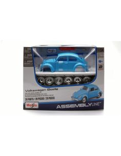 MAISTO MI39926B VW BEETLE LIGHT BLUE KIT 1:24 Modellino