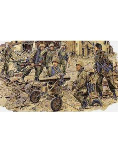 DRAGON D6147 7,5 cm LEICHTGESCH 40 W/CREW KIT 1:35 Modellino