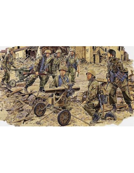 DRAGON D6147 7,5 cm LEICHTGESCH 40 W/CREW KIT 1:35 Modellino