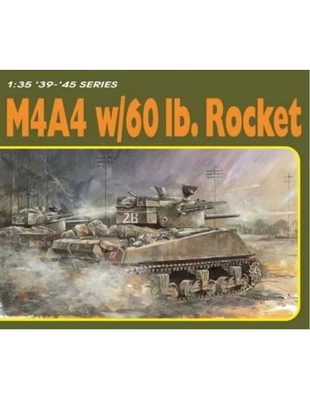 DRAGON D6405 M4A4 W/60b ROCKET KIT 1:35 Modellino