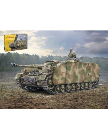 ITALERI IT0223 Sd.Kfz.167 STURMGESCHUTZ IV KIT 1:35 Modellino