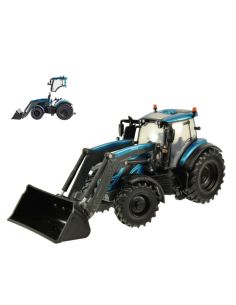 BRITAINS LC43352 VALTRA TRACTOR WITH FRONT LOADER 1:32 Modellino