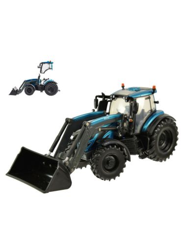 BRITAINS LC43352 VALTRA TRACTOR WITH FRONT LOADER 1:32 Modellino