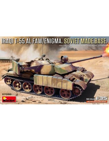 MINIART MIN37095 IRAQI T-55 AL FAW/ENIGMA SOVIET MADE BASE KIT 1:35 Modellino