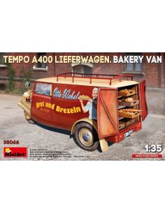 MINIART MIN38066 TEMPO A400 LIEFERWAGEN BAKERY VAN KIT 1:35 Modellino