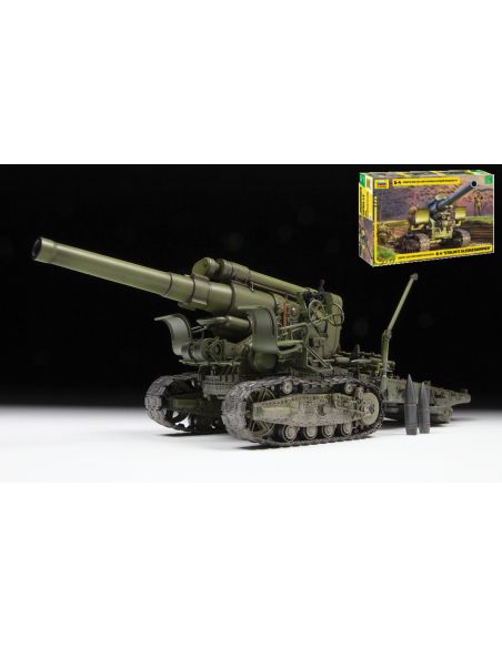 ZVEZDA Z3704 M1931 (B-4) 203 mm HOWITZER WWII KIT 1:35 Modellino