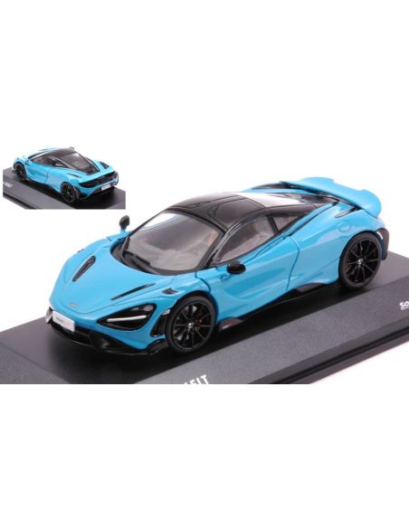 SOLIDO SL4311904 MCLAREN 765LT 2020 LIGHT BLUE 1:43 Modellino
