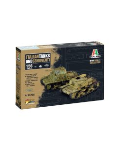 ITALERI IT25768 ITALIAN TANKS & SEMOVENTI  KIT 1:56 Modellino