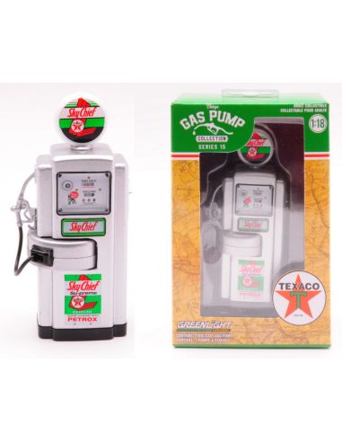 GREENLIGHT GREEN14150B GAS PUMP TEXACO 1948 1:18 Modellino