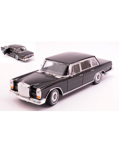 WELLY WE24121BK MERCEDES 600 1963 BLACK 1:24 Modellino