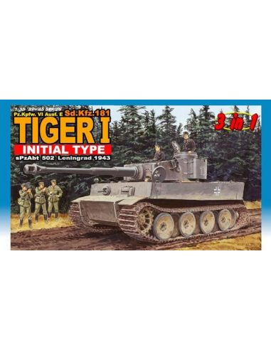 DRAGON D6252 SD KFZ 181 TIGER I KIT Modellino