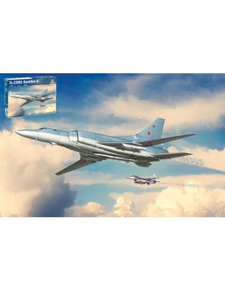 ITALERI IT1440 TU-22M2 BACKFIRE-B KIT 1:72 Modellino