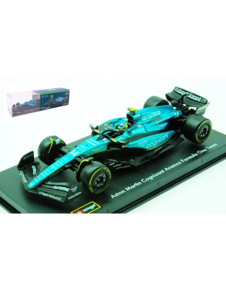 BBURAGO BU38091A ASTON MARTIN AMR 23 N.14 FERNANDO ALONSO 2023 SIGNATURE 1:43 Modellino
