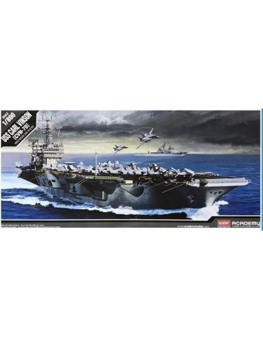 ACADEMY ACD14209 PORTAEREI USS CARL VINSON KIT 1:800 Modellino
