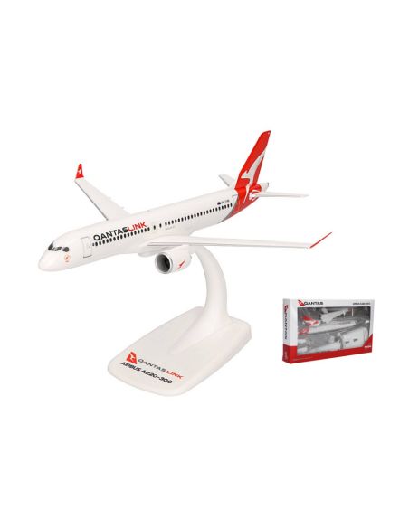 HERPA HP614337 AIRBUS A220-300 QANTAS AIRLINE 1:200 Modellino