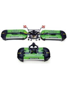 UNIVERSAL HOBBIES UH2834 DEUTZ-FAHR DRUMMASTER 431F + KM4.90 1:32 Modellino
