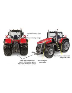 UNIVERSAL HOBBIES UH6710 TRATTORE MASSEY FERGUSON 9S.425 PRODUCTION VERSION 1:32 Modellino