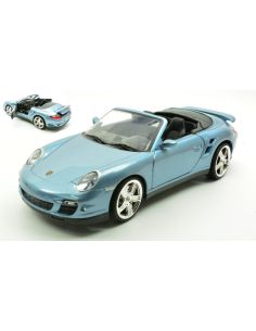 MOTORMAX MTM73183GY PORSCHE 911 TURBO CABRIO 2008 GREY 1:18 Modellino