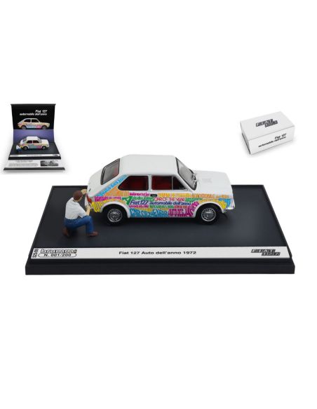 BRUMM BMS2506 FIAT 127 1a SERIE 1971 AUTO DELL'ANNO 1972 1:43 Modellino