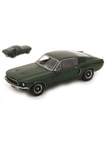 KK SCALE KKDC181391 FORD MUSTANG GT FASTBACK BULLIT 1968 DARK GREEN 1:18 Modellino