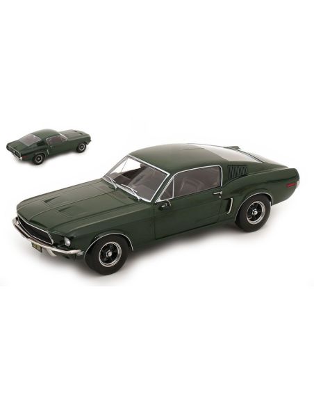 KK SCALE KKDC181391 FORD MUSTANG GT FASTBACK BULLIT 1968 DARK GREEN 1:18 Modellino