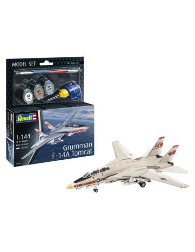 REVELL RV63782 MODEL SET GRUMMAN F-14A TOMCAT KIT 1:144 Modellino