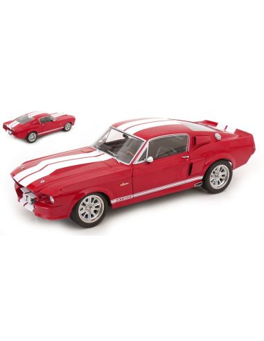 KK SCALE KKDC120173 FORD MUSTANG SHELBY GT500 1967 RED/WHITE 1:12 Modellino
