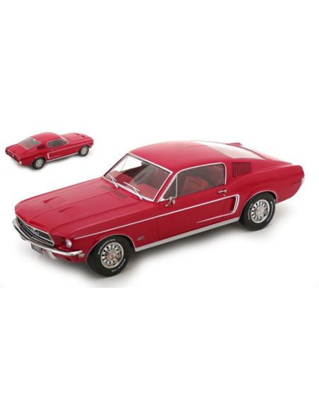 KK SCALE KKDC181392 FORD MUSTANG GT FASTBACK 1968 RED 1:18 Modellino