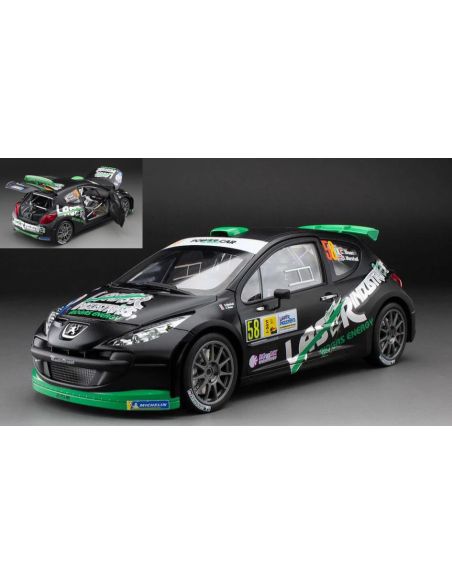 SUNSTAR SS5441 PEUGEOT 207 S2000 N.58 MONZA RALLY SHOW 2013 C.BREEN-S.MARSHALL 1:18 Modellino