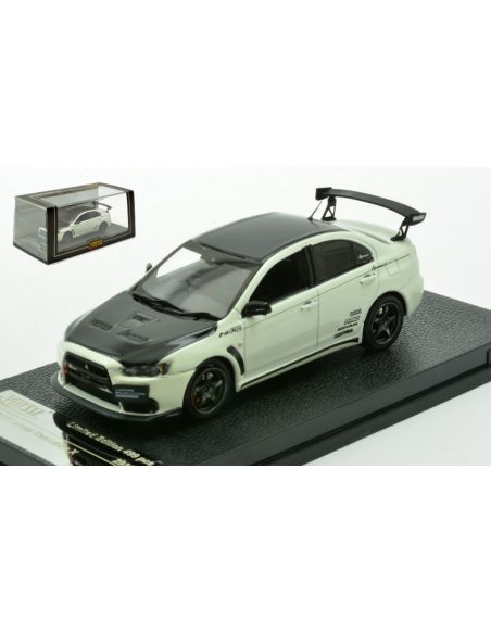 VITESSE VE29350 MITSUBISHI LANCER EVO X 2011 PEARL WHITE 1:43 Modellino