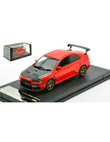VITESSE VE29351 MITSUBISHI LANCER EVO X 2011 RED METALLIC 1:43 Modellino