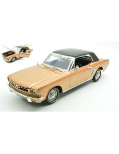 MOTORMAX MTM73164GD FORD MUSTANG 1964 HARD TOP GOLD 1:18 Modellino