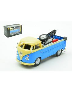 CARARAMA CA4-13459 VW T1 PICK UP TOW TRUCK BLUE 1:43 Modellino