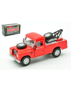 CARARAMA CA4-54044 LAND ROVER SERIES 109 PICK UP TOW TRUCK RED 1:43 Modellino