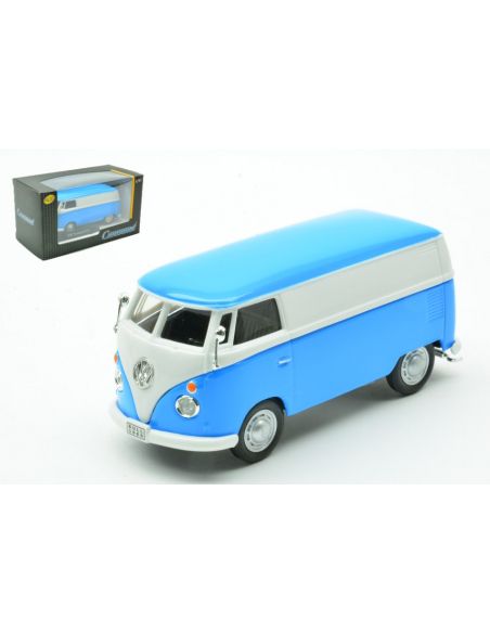 CARARAMA CA4-60358 VW SAMBA VAN LIGHT BLUE 1:43 Modellino