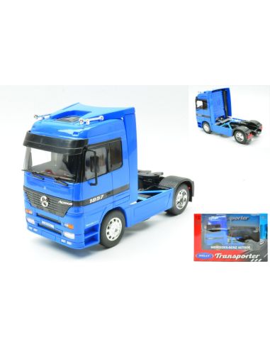 WELLY WE32280B MERCEDES ACTROS 4x2 BLUE 1:32 Modellino