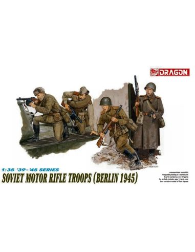 DRAGON D6019 SOVIET MOTOR RIFLE 1945 KIT 1:35 Modellino
