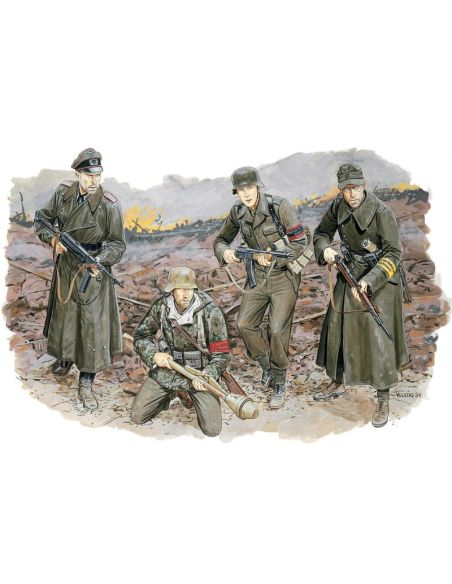 DRAGON D6020 GERMAN VOLKS. BERLIN 1945 KIT 1:35 Modellino