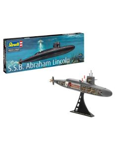 REVELL RV05185 SOTTOMARINO S.S.B. ABRAHAM LINCOLN KIT 1:253 Modellino