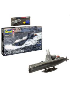 REVELL RV65184 MODEL SET U.S.S. NAUTILUS KIT 1:305 Modellino