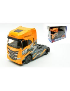 BBURAGO BU32208 MOTRICE IVECO S-WAY ORANGE 1:43 Modellino