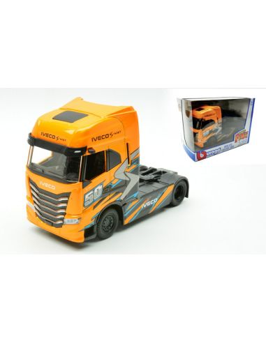 BBURAGO BU32208 MOTRICE IVECO S-WAY ORANGE 1:43 Modellino