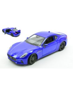 WELLY WE24125MB MASERATI GRAN TURISMO F METALLIC BLUE 1:24 Modellino