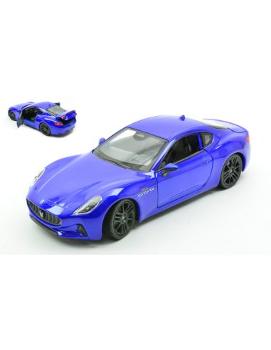 WELLY WE24125MB MASERATI GRAN TURISMO F METALLIC BLUE 1:24 Modellino