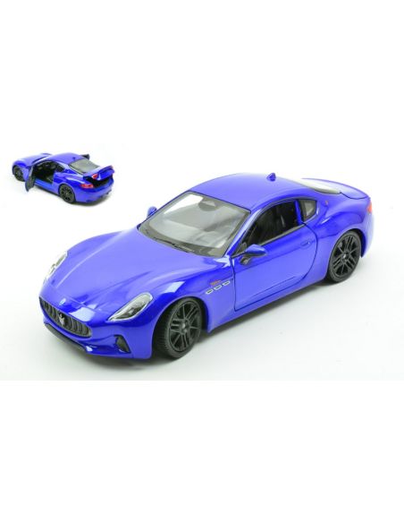 WELLY WE24125MB MASERATI GRAN TURISMO F METALLIC BLUE 1:24 Modellino