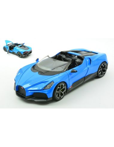 WELLY WE24127BL BUGATTI W16 MISTRAL BLUE 1:24 Modellino