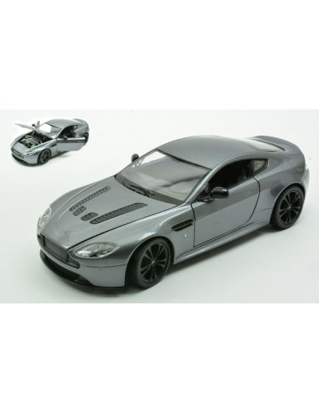 WELLY WE24129MG ASTON MARTIN VANTAGE METALLIC GREY 1:24 Modellino