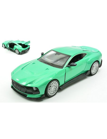 WELLY WE24130MLGR ASTON MARTIN VALOUR METALLIC LIGHT GREEN 1:24 Modellino