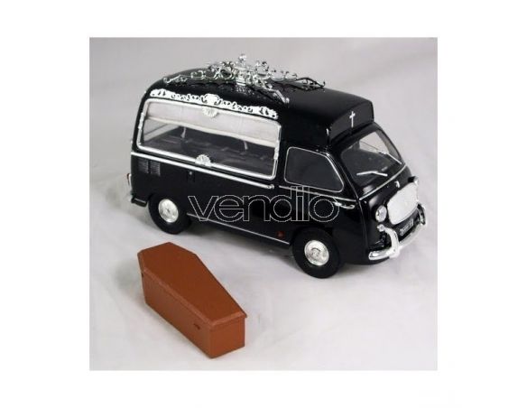 Miniminiera MMT74350 FIAT 600 MULTIPLA CARRO FUNEBRE 1962 1:18 Pompe Funebri                                            Modellin